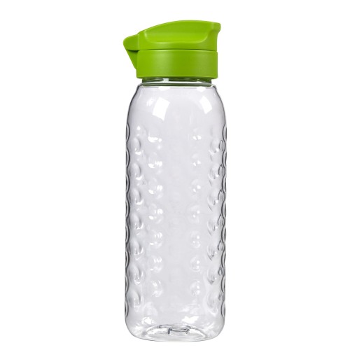 Pudele Dots Bottle 0,45L caurspīdīga/zaļa Pudele Dots Bottle 0,45L caurspīdīga/zaļa