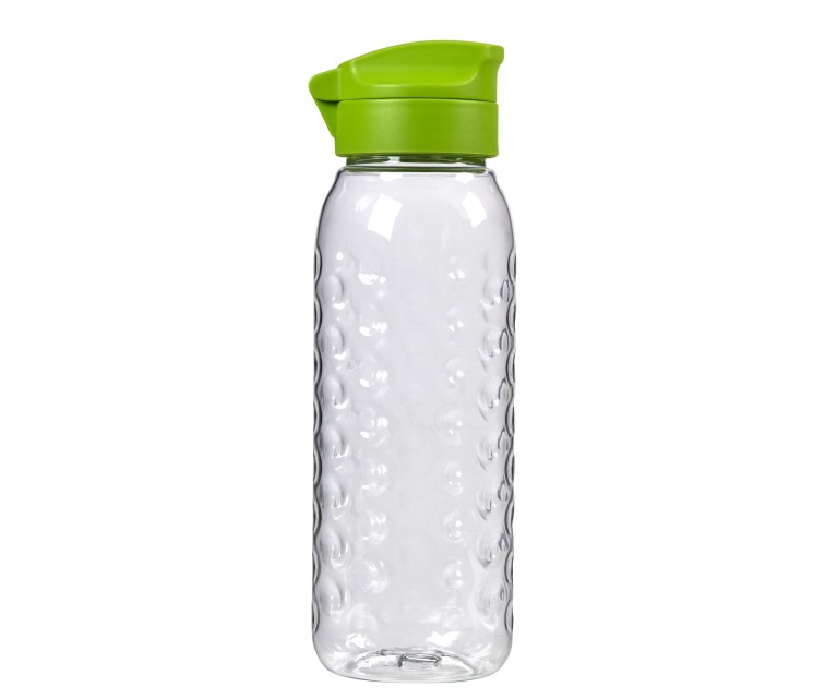 Bottle Dots Bottle 0,45L transparent/green