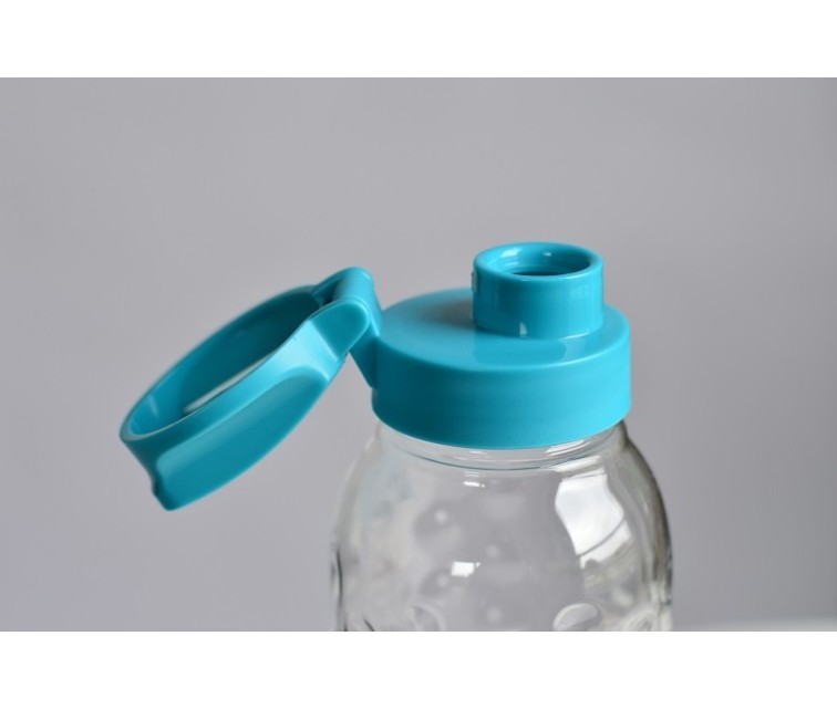 Pudele Dots Bottle 0,75L caurspīdīga/zila