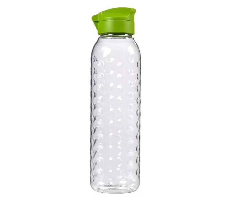 Butelis Dots Bottle 0,75L skaidrus/žalias Butelis Dots Bottle 0,75L skaidrus/žalias