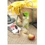 Bottle Dots Bottle 0,75L transparent/green