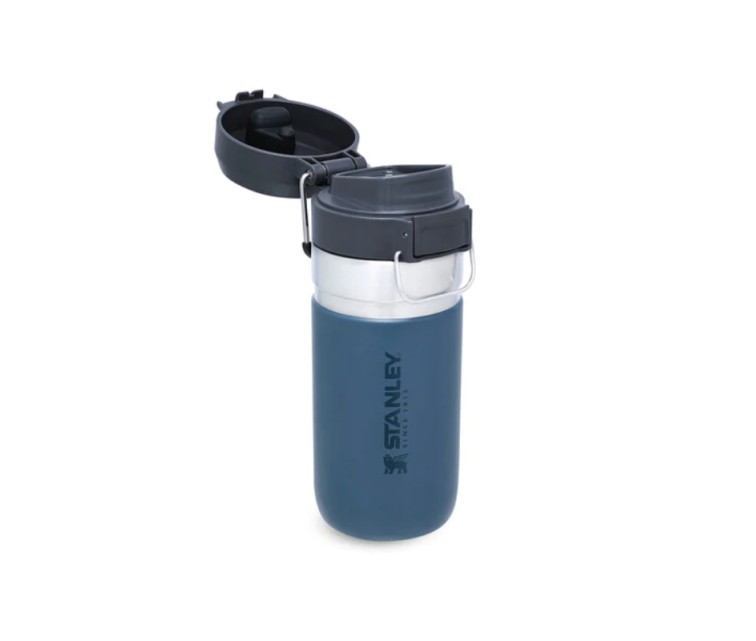 Termopudele The Quick Flip Water Bottle Go 0,47L, tumši zila