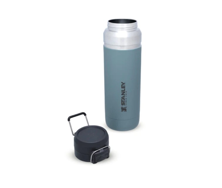 The Quick Flip Water Bottle Go 0,71L blue-grey