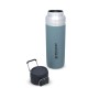 The Quick Flip Water Bottle Go 0,71L blue-grey