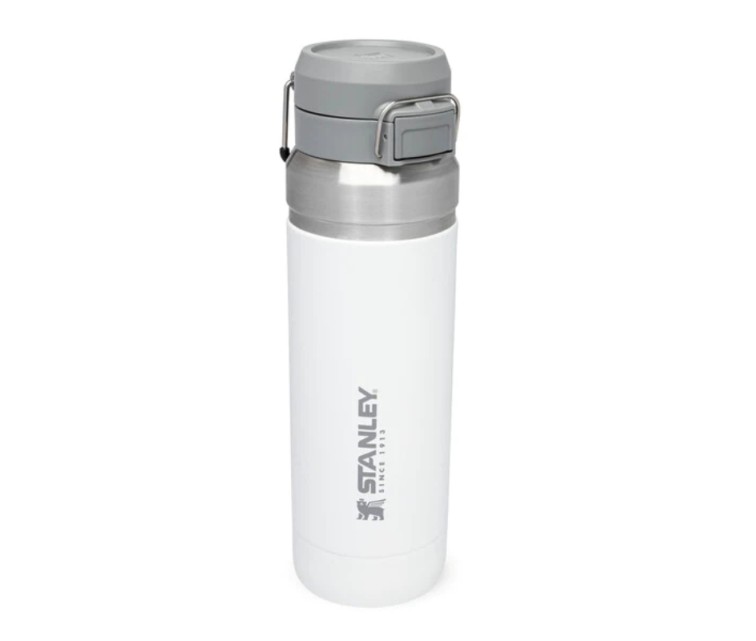 The Quick Flip Water Bottle Go 1,06L, white