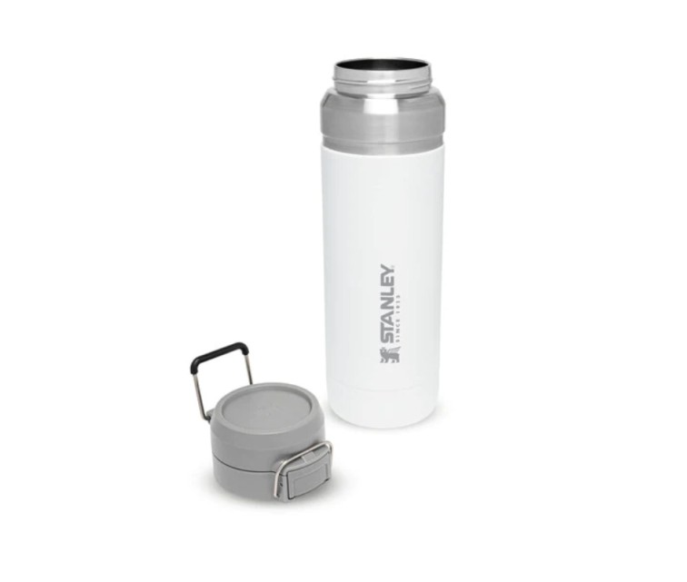 The Quick Flip Water Bottle Go 1,06L, white