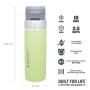 Термобутылка The Quick Flip Water Bottle Go 1,06л, лимон желтый