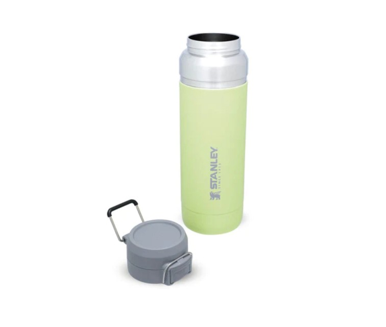 Термобутылка The Quick Flip Water Bottle Go 1,06л, лимон желтый