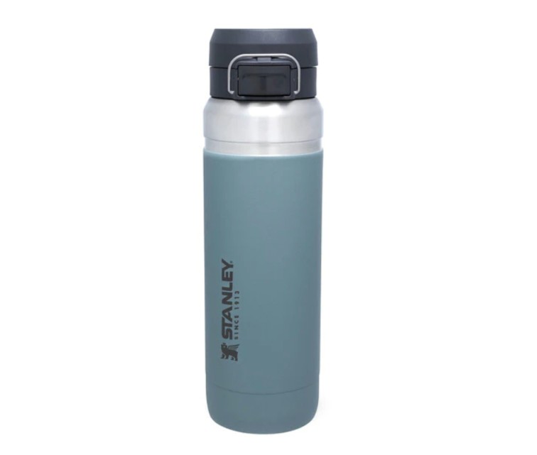 The Quick Flip Water Bottle Go 1,06L blue-grey