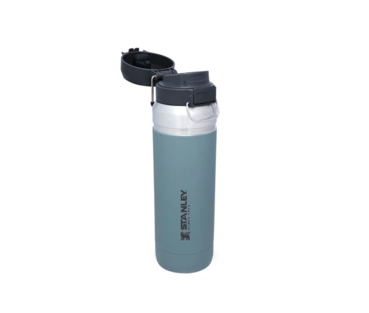 The Quick Flip Water Bottle Go 1,06L blue-grey