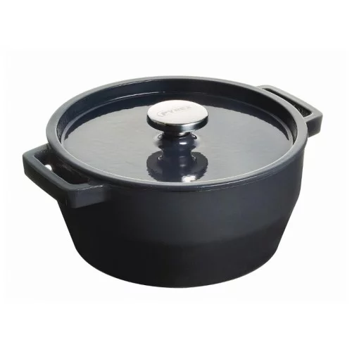 PYREX 6.3L ümmargune malm/Ø28cm/hallikas