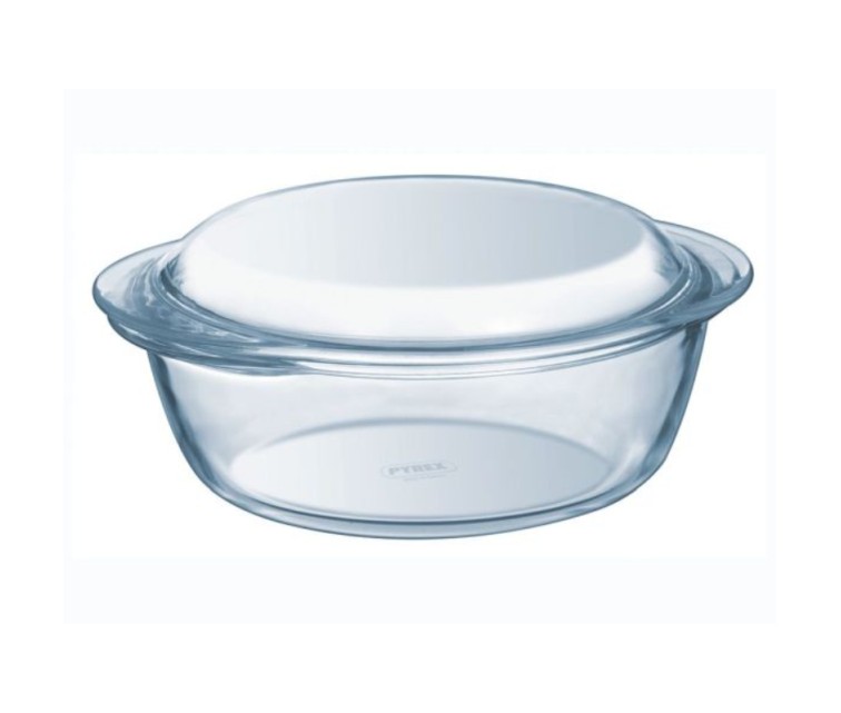 Pyrex Essentials 2.1L glass container with lid