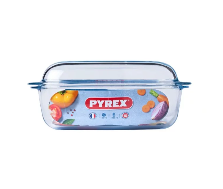 Stikla trauks ar vāku 4.5L taisn. Essentials Stikla trauks ar vāku 4.5L taisn. Essentials