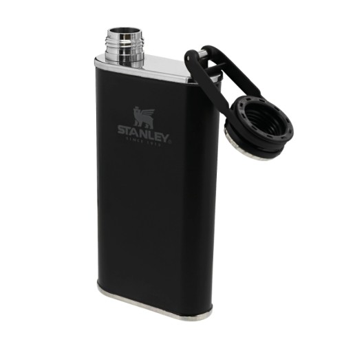 The Easy-Fill Wide Mouth Flask 0,23L mat black The Easy-Fill Wide Mouth Flask 0,23L mat black