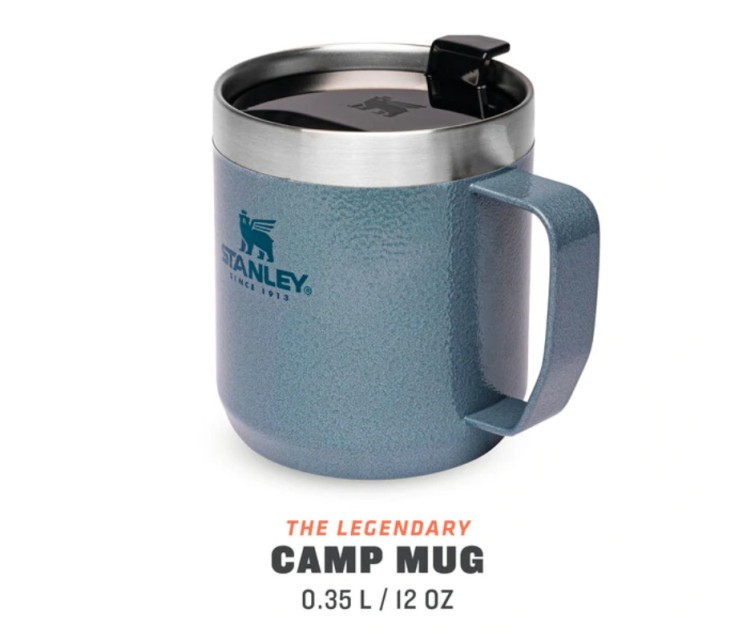 Кружка The Legendary Camp Mug Classic 0,35л серо-голубая