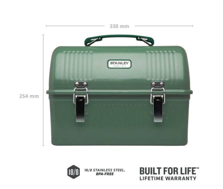 The Legendary Classic Lunchbox 9,5L green