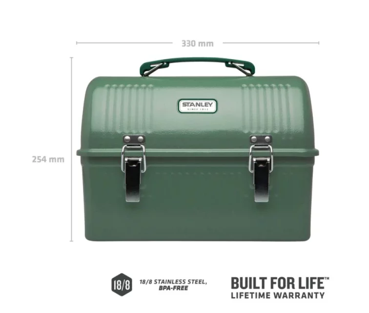 Lõunasöögikarp The Legendary Classic Lunchbox, roheline, 9.5 l Lõunasöögikarp The Legendary Classic Lunchbox, roheline, 9.5 l