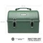 Lõunasöögikarp The Legendary Classic Lunchbox, roheline, 9.5 l Lõunasöögikarp The Legendary Classic Lunchbox, roheline, 9.5 l