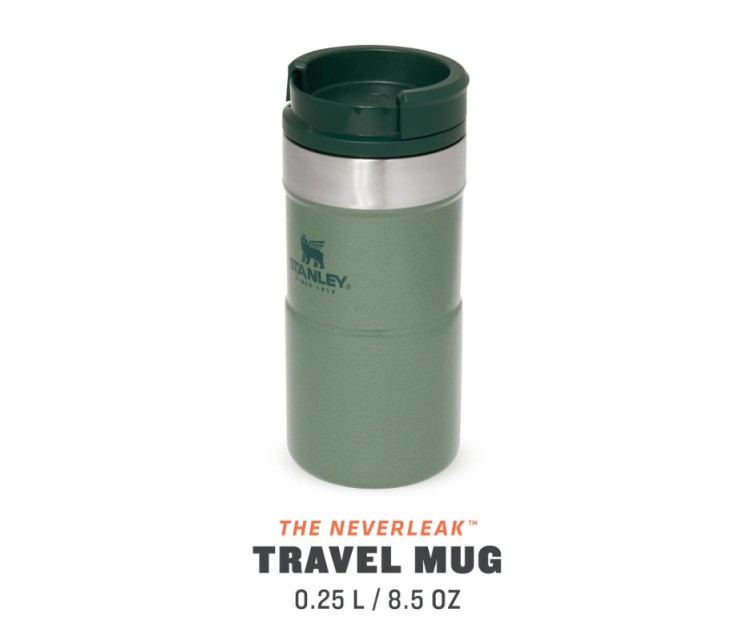 Termokrūze The NeverLeak Travel Mug 0,25L zaļa