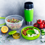 Food storage container for salad Masterseal&Go round 1.0L