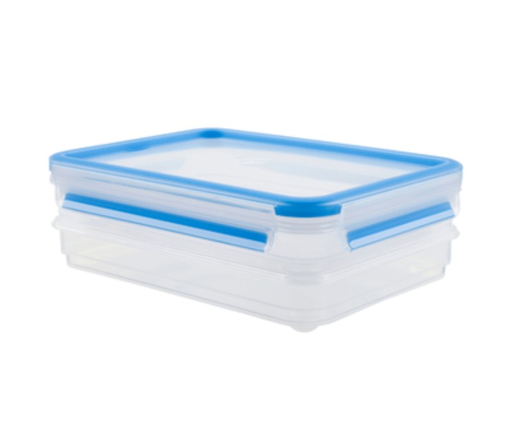 Masterseal Fresh Box rectangular 2x0,6L food storage container for lunch meat