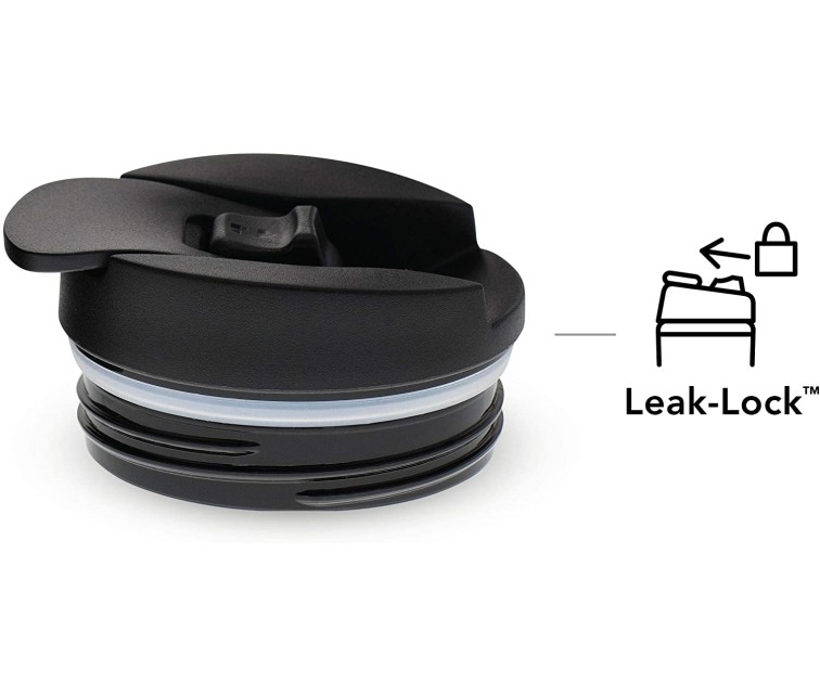 Термо кружка Cafe Thermavac Leak-Lock 0,25L нержавеющая сталь/ черная