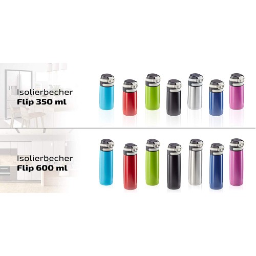 Termokruus LEIFHEIT Flip 350ml, hõbedane