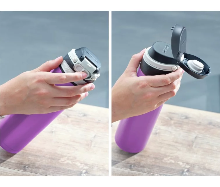 LEIFHEIT Thermos Flip 600ml purple LEIFHEIT Thermos Flip 600ml purple
