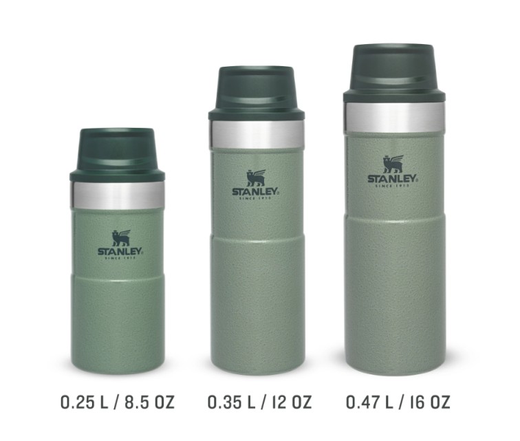 Termokrūze The Trigger-Action Travel Mug Classic 0,47L zaļa Termokrūze The Trigger-Action Travel Mug Classic 0,47L zaļa