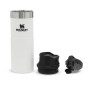 Termokrūze The Trigger-Action Travel Mug Classic 0,47L balta Termokrūze The Trigger-Action Travel Mug Classic 0,47L balta