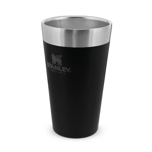 Alus krūze The Stacking Tumbler 0,47L matēti melna