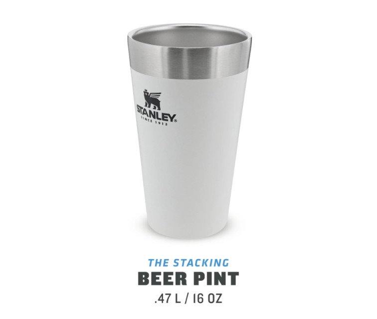 Пивная кружка Adventure The Stacking Beer Pint 0,47 л белая