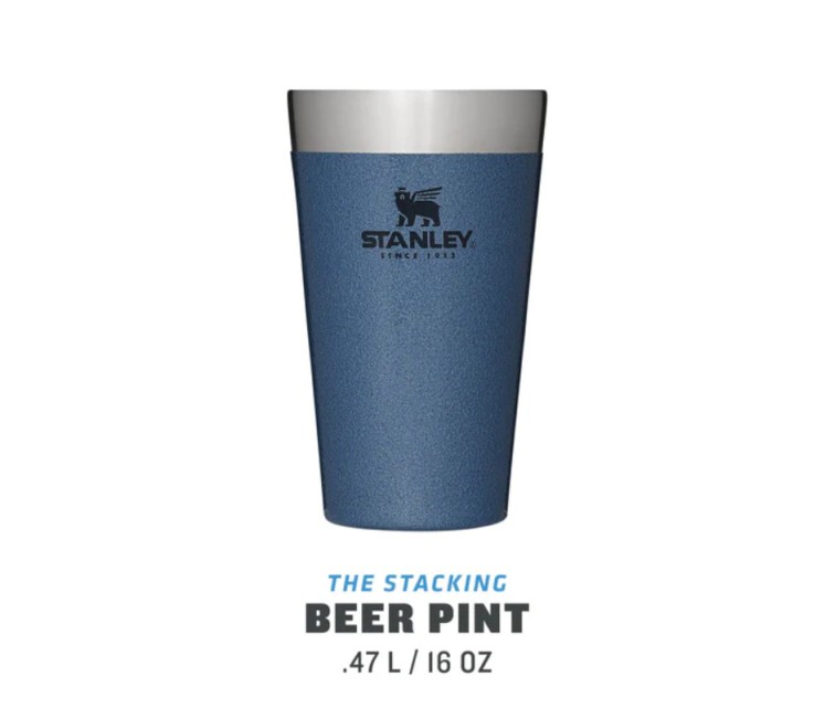 The Stacking Beer Pint Adventure 0,47L light blue