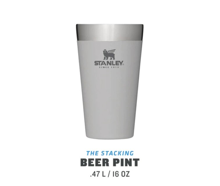 The Stacking Beer Pint Adventure 0,47L light grey