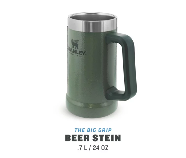 Alus kauss Adventure The Big Grip Beer Stein 0,7L zaļš Alus kauss Adventure The Big Grip Beer Stein 0,7L zaļš