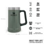 Adventure The Big Grip Beer Stein 0,7 л зеленый