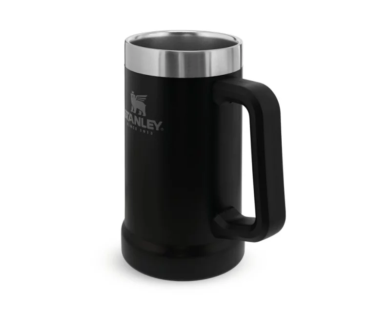Adventure The Big Grip Beer Stein 0,7L mat black Adventure The Big Grip Beer Stein 0,7L mat black