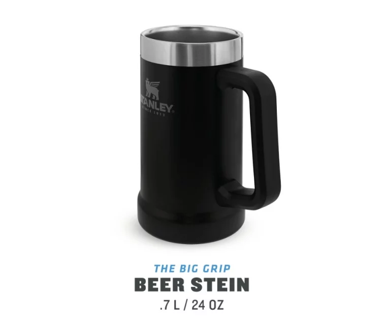 Adventure The Big Grip Beer Stein 0,7L mat black Adventure The Big Grip Beer Stein 0,7L mat black