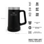 Adventure The Big Grip Beer Stein 0,7L mat black