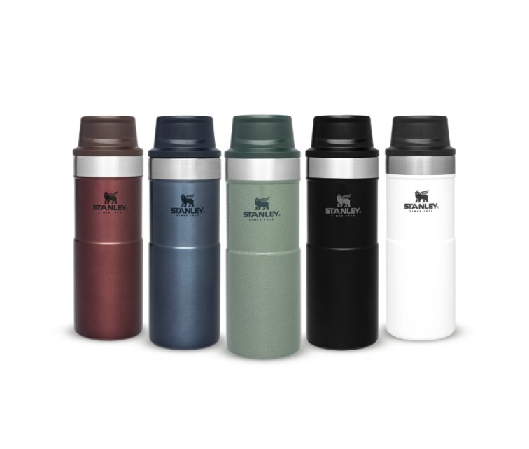 Термокружка The Trigger-Action Travel Mug Classic 0.35L черный матовый