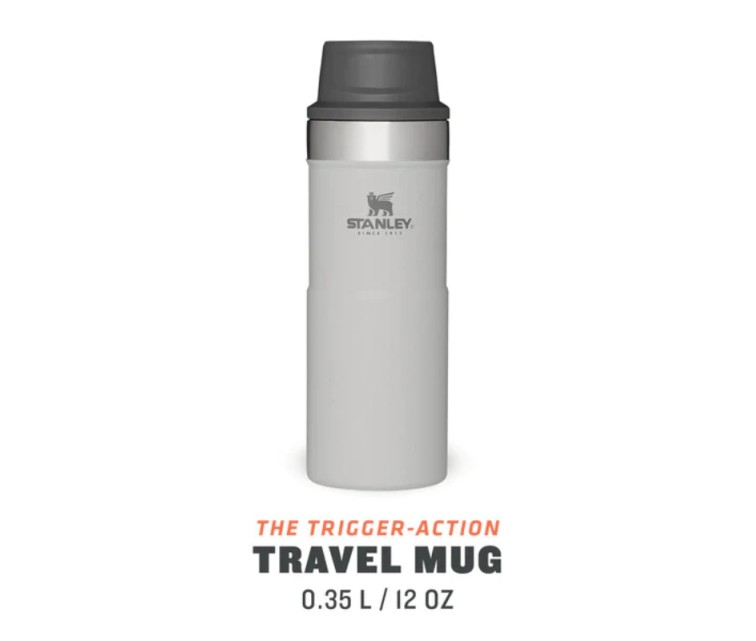 Termokrūze The Trigger-Action Travel Mug Classic 0,35L gaiši pelēka