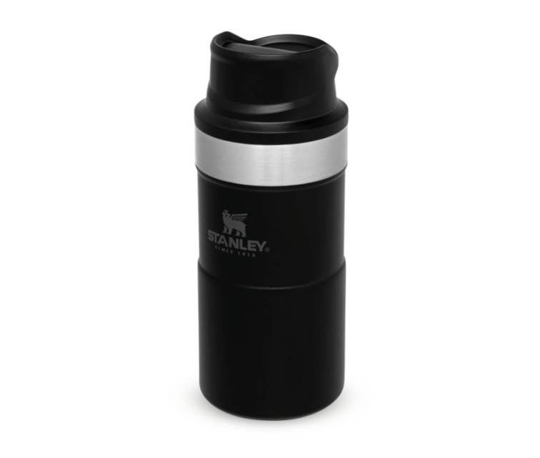 Termokrūze The Trigger-Action Travel Mug Classic 0,25L matēti melna Termokrūze The Trigger-Action Travel Mug Classic 0,25L matēti melna