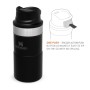 Termokrūze The Trigger-Action Travel Mug Classic 0,25L matēti melna Termokrūze The Trigger-Action Travel Mug Classic 0,25L matēti melna