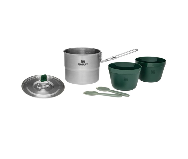 The Stainless Steel Cook Set For Two 1L Stainless Steel