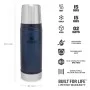 Termoss The Legendary Classic Bottle 0,47L zils Termoss The Legendary Classic Bottle 0,47L zils
