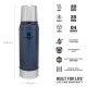 Termoss The Legendary Classic 0,75L zils Termoss The Legendary Classic 0,75L zils