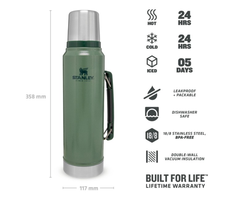 Thermos The Legendary Classic 1L, green