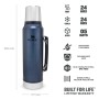 Termoss The Legendary Classic 1L, zils Termoss The Legendary Classic 1L, zils