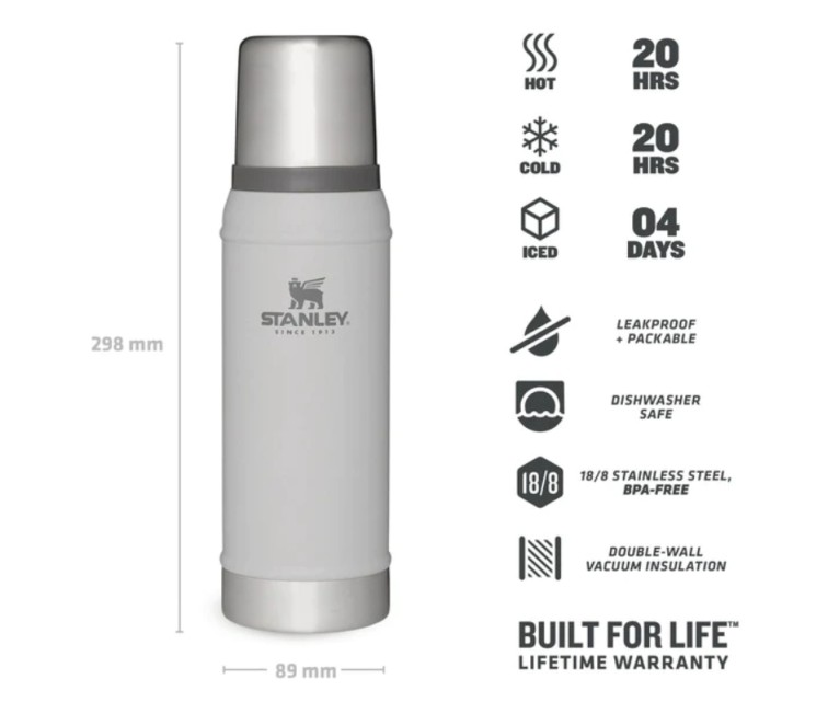 Thermos The Legendary Classic 0,75L light grey