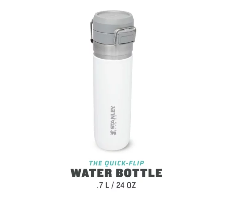 Termopudele The Quick Flip Water Bottle Go 0,71L, balta Termopudele The Quick Flip Water Bottle Go 0,71L, balta